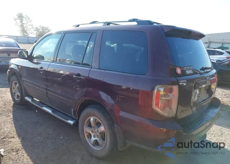 2007 Honda Pilot Ex-L from USA, damaged, VIN 2HKYF18717H527406
